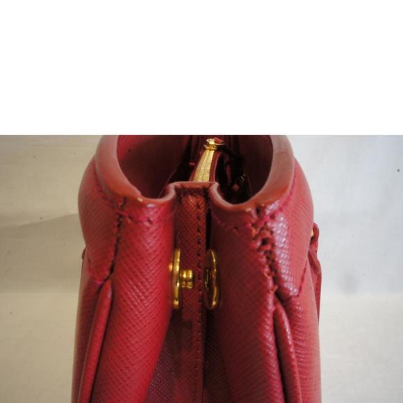 Prada Saffiano Leather Red Hand BN2402 - Picture 9 of 9